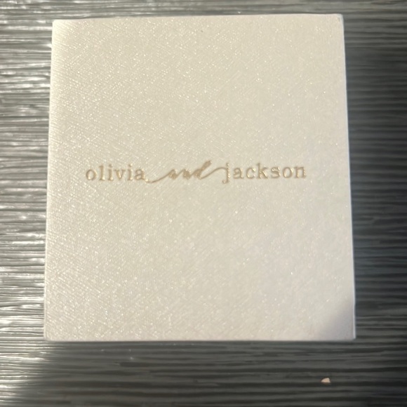 STERLING SILVER & CUBIC ZIRCONIA Hoop Earrings by Olivia and Jackson - Picture 13 of 14